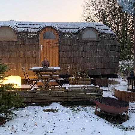 Cabane En Bois Avec Bain Nordique Et Sauna Marigny  Esterno foto